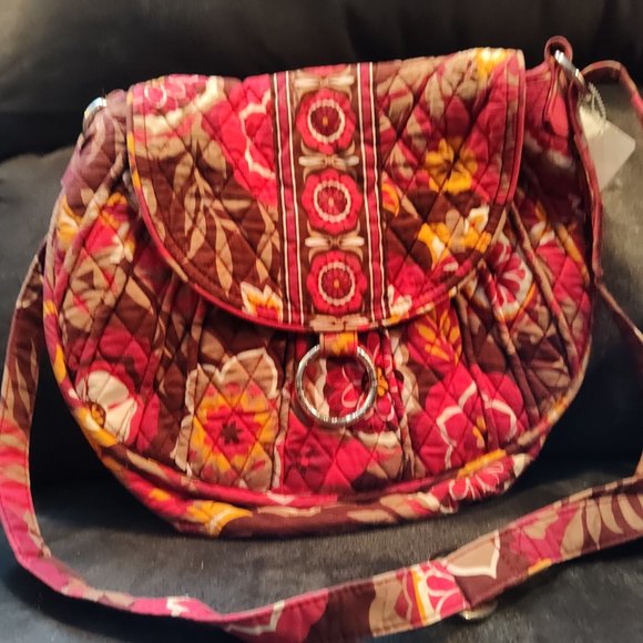 BUNDLE OF 2 VERA BRADLEY CARNABY TOTES GOOD CONDITION - 1 REVERSABLE - Picture 11 of 16